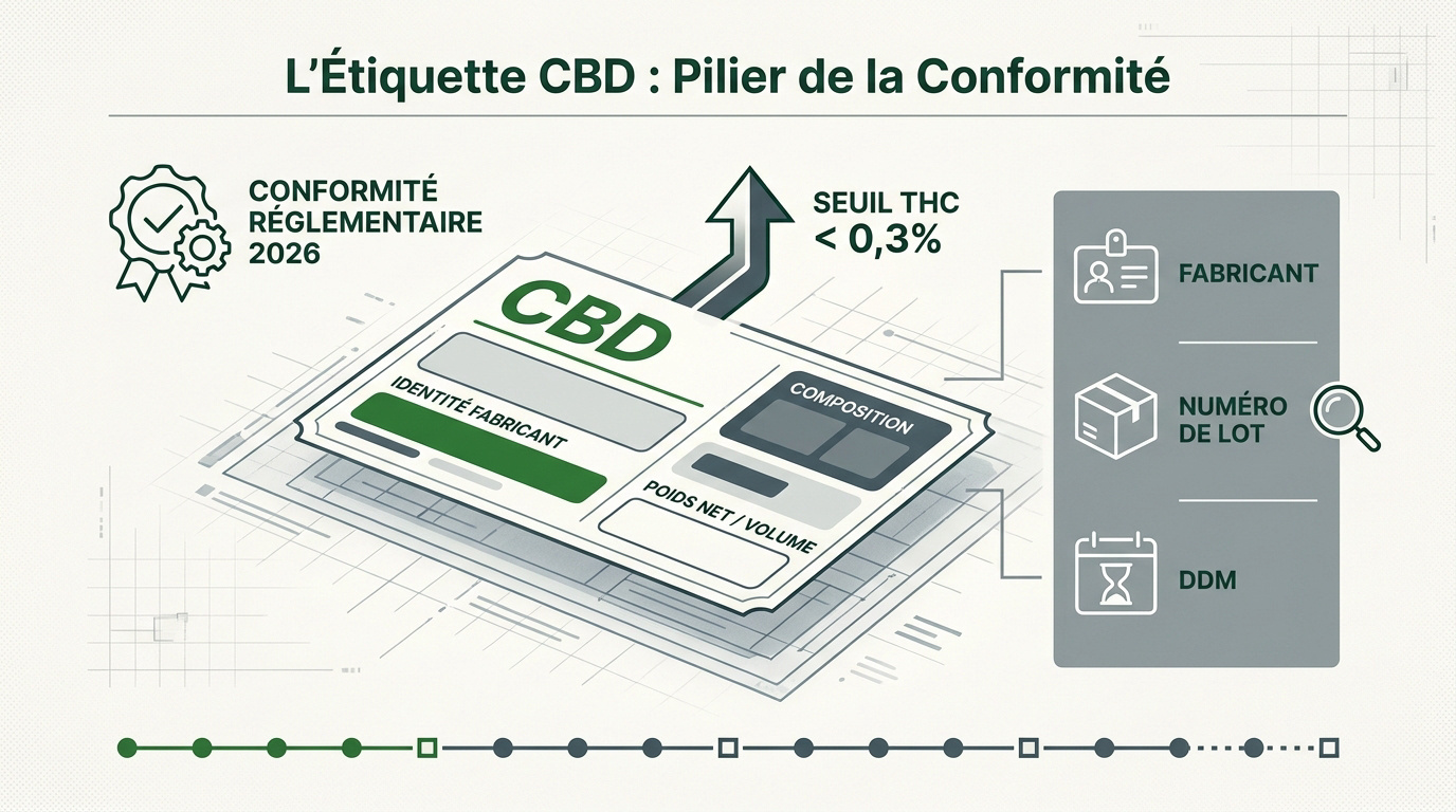 Conformité et traçabilité de l'étiquette CBD pour le marché français